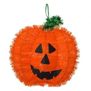 Oranžová plastová nástěnná Halloween dekorace dýně - 27*3*26 cm 65503 obraz