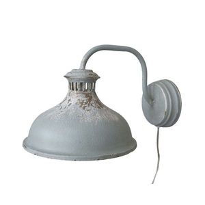 Opálová antik nástěnná lampa s patinou Opal Lamp - 40*27*25 cm/ E27/ 60W 71120206 obraz