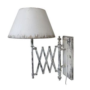 Krémová antik nástěnná lampa Vintage Lamp - 38*63*56 cm/ E27/ 60W 71120419 obraz