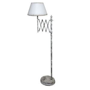 Krémová antik stojací lampa Vintage Lamp - 62*38*157 cm/ E27/ 60W 71120519 obraz