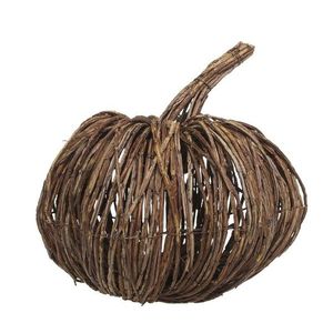 Hnědá proutěná dekorace dýně Pumpkin XL - Ø 33*35 cm 39104800 obraz