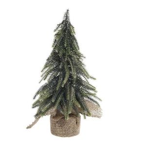 Zeleno-zlatý vánoční borovicový stromek v jutě Fleur Pine Tree - 27 cm 39098000 obraz