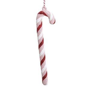 Růžová vánoční ozdoba cukrová hůl Candy Cane - 4*1*17 cm 52078507 obraz