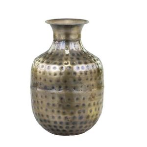 Mosazná antik kovová váza Vase for Deco - Ø 10*16 cm 64080513 obraz