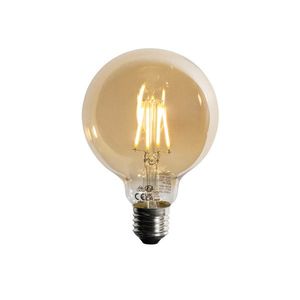 E27 3-staps dimbaar LED lamp goud G95 4W 450 lm 2700K obraz