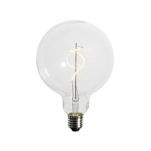 E27 dimbare LED spiraal filament G125 4W 270 lm 2700K obraz