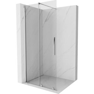 MEXEN/S Velar posuvné sprchové dveře Walk-in 90, transparent, chrom 871-090-000-03-01 obraz