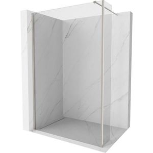 MEXEN/S Kioto Sprchová zástěna WALK-IN 90 x 30 cm, transparent, nikl kartáčovaná 800-090-212-97-00-030 obraz