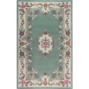 Zelený vlněný koberec Flair Rugs Aubusson, 150 x 240 cm obraz