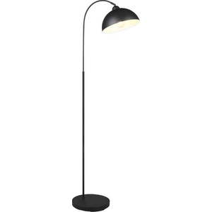 Černá stojací lampa s kovovým stínidlem (výška 170 cm) Sierra – Trio obraz