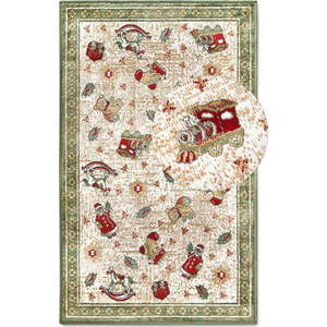 Zelený koberec s vánočním motivem s příměsí bavlny 50x80 cm Toy's Delight Green Christmas – Villeroy&Boch obraz