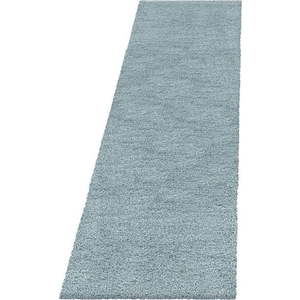 Modrý běhoun 80x250 cm Fluffy – Ayyildiz Carpets obraz