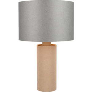 Šedo-béžová stolní lampa (výška 48 cm) Canio – Trio obraz