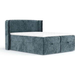 Modrá boxspring postel s úložným prostorem 160x200 cm Passion – Maison de Rêve obraz