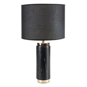 ArtFir Stolní lampa MELANI 02 | černá 32 x 42 cm obraz