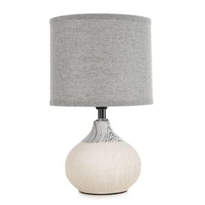 ArtFir Stolní lampa AMIRI 02 | krémová/šedá 18 x 32 cm obraz