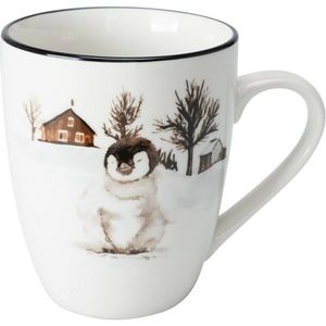 Porcelánový hrnek Winter Penguin, 320 ml obraz