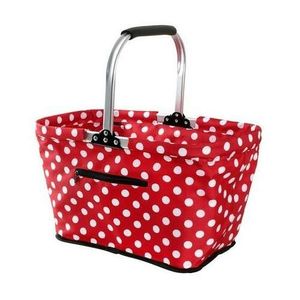 Toro Skládací nákupní košík Dots 48 x 28 x 28 cm obraz