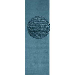 Tmavě modrý běhoun Mint Rugs Supersoft, 80 x 250 cm obraz