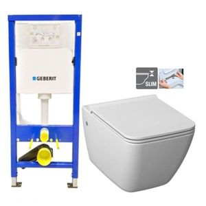 GEBERIT DuofixBasic bez tlačítka + WC JIKA PURE + SEDÁTKO DURAPLAST 458.103.00.1 X PU1 obraz