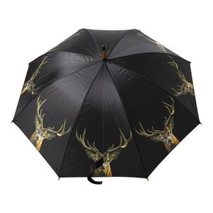 Černý deštník s jelenem Black Deer - Ø 105*88cm BBPZH obraz