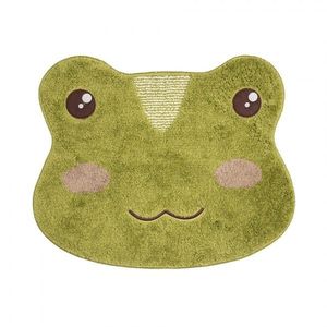 Zelená koupelnová předložka hlava žabky Frog - 60*48*1 cm BM0005 obraz