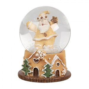 Vánoční sněžítko Santa Claus s hvězdou - Ø 5 * 6 cm 65764 obraz