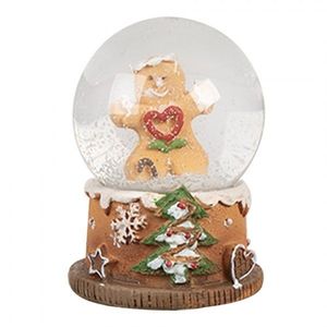 Vánoční sněžítko s perníčkem Gingerbread - Ø 5 * 6 cm 65765 obraz