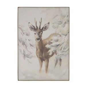 Nástěnná mapa srnec na plátně Deer - 53*3, 5*77 cm 22032900 obraz