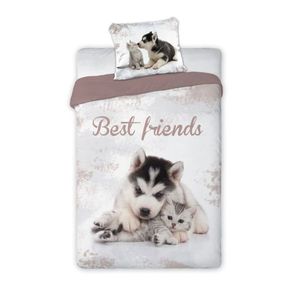 Faro Bavlněné povlečení Best Friends 002 - 140x200 cm obraz