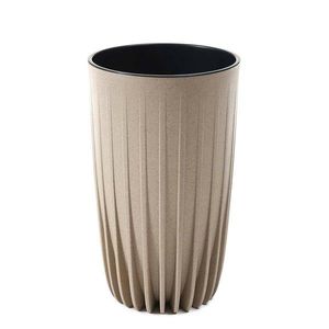 DekorStyle Květináč STRIPPED ECO III 25 cm latte obraz