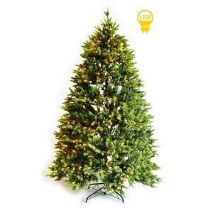 Mondex Since 1986 LED umělý vánoční stromek SANTA LILA 210 cm zelený obraz