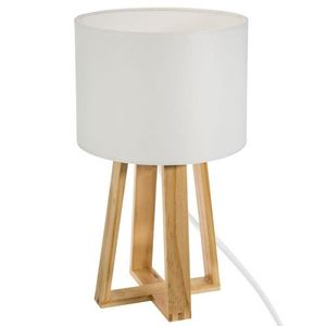 DekorStyle Noční lampa Molu bílá 34, 5 cm obraz