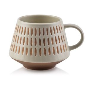 Affekdesign Porcelánový hrnek LOTTA III 400 ml béžový/hnědý obraz