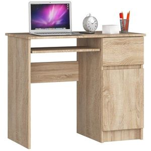 Ak furniture Psací stůl PIKSEL 90 cm dub sonoma pravý obraz