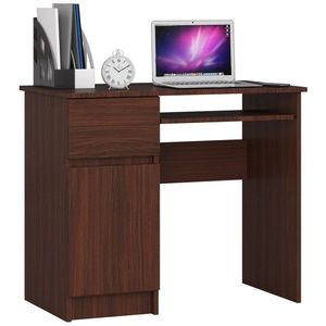 Ak furniture Psací stůl PIKSEL 90 cm wenge levý obraz