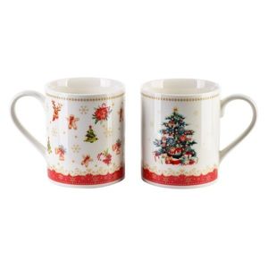 Affekdesign Sada 2 ks porcelánových hrnků NIKOLAO 400 ml bílé obraz