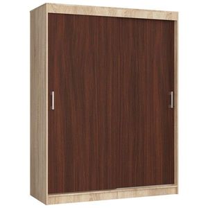 Ak furniture Šatní skříň CLP Mono 150 cm dub sonoma/wenge obraz