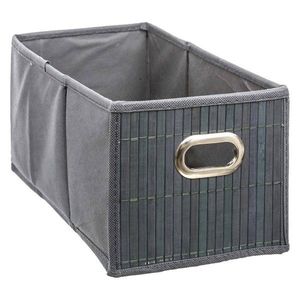 DekorStyle Úložný box Grey Bamboo 15x31 cm obraz