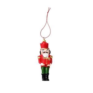 Mondex Since 1986 Vánoční závěsná figurka SANTA LILA 10, 5 cm červená obraz