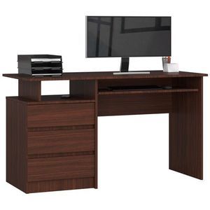 Ak furniture Volně stojící psací stůl CLP 135 cm wenge obraz