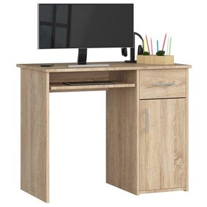 Ak furniture Volně stojící psací stůl Pin 90 cm dub sonoma obraz