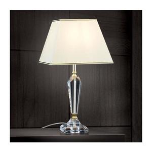 Orion Orion LA 4-1201 - Křišťálová stolní lampa VERONIQUE 1xE27/60W/230V krémová/zlatá obraz