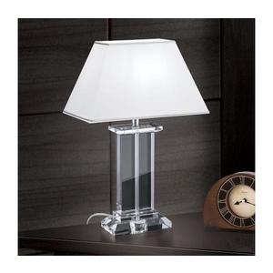 Orion Orion LA 4-1202 - Křišťálová stolní lampa VERONIQUE 1xE27/60W/230V bílá/chrom obraz