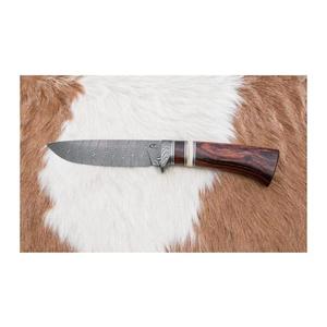 Jiří Čurda Exkluzivní damaškový nůž 13 cm ironwood/velbloudí kost obraz