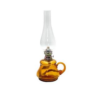 Floriánova huť Petrolejová lampa TEREZA 34 cm amber obraz