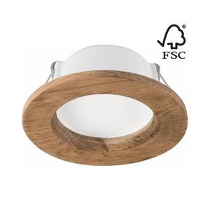 LED Podhledové svítidlo WOODY SPOT LED/5, 5W/230V 4000K ořech ø 10 cm obraz