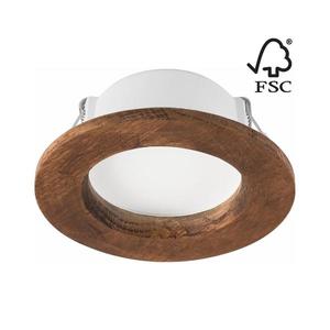 LED Podhledové svítidlo WOODY SPOT LED/5, 5W/230V 4000K třešeň ø 10 cm obraz