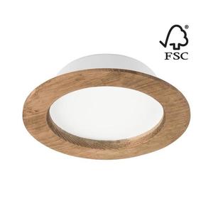 LED Podhledové svítidlo WOODY SPOT LED/12, 5W/230V 3000K ořech ø 16 cm obraz