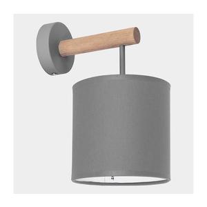 Nástěnná lampa DEVA 1xE27/15W/230V šedá/dřevo obraz